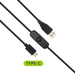 Adaptor Power Supply 5V 3A - Raspberry Pi 4 Kabel USB-C Type-C Tipe C